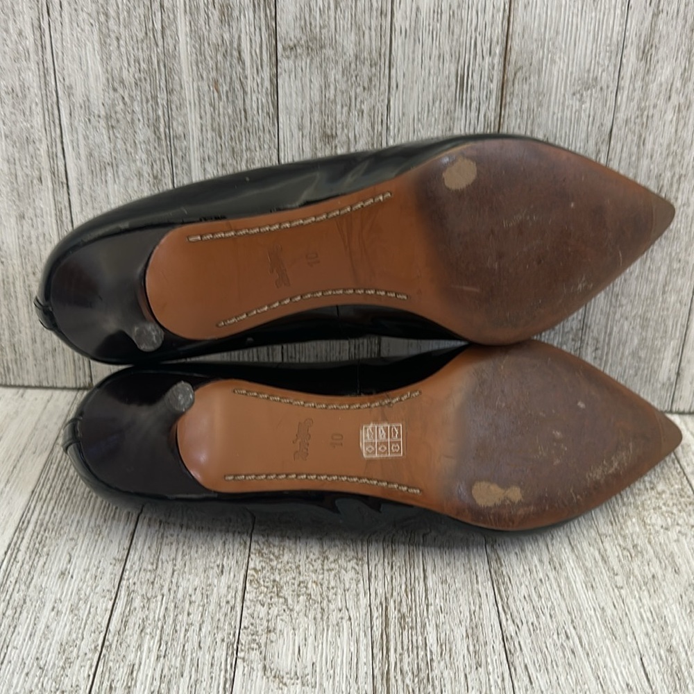 COACH WOMENS MID HEEL PUMP (FG1479) BLACK - Picture 3 of 8